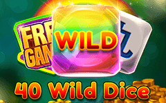 Play 40 Wild Dice on Madisoncasino.be online casino